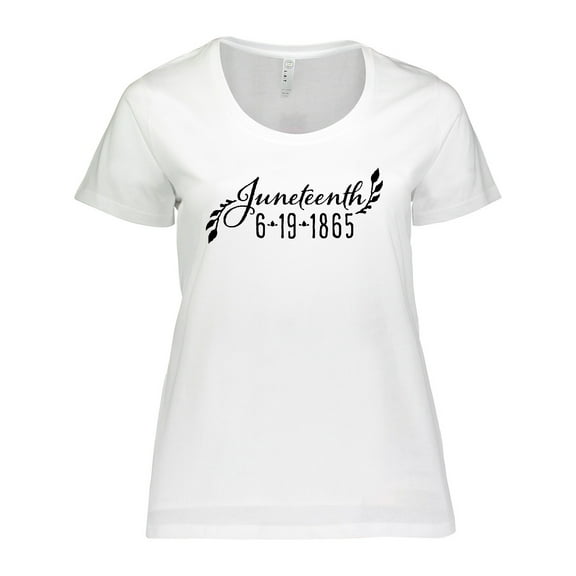Inktastic Juneteenth 6-19-1865 Women's Plus Size T-Shirt