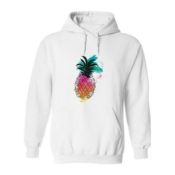 Colorful Pineapple Hoodie Women -SPIdeals Designs, Female 3X-Large
