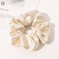 thumbnail image 1 of Mulberry Silk Scrunchy -Regular -Scrunchies For Hair - Silk Scrunchies For Women Soft Hair Care Cream Champagne Sailing Electrónica, 1 of 3