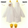 thumbnail image 3 of Snuggy Ducks, Goose Blanket Hoodie, Funny Duck Rubber Wearable Blanket Hoodies, Goose Blankets White Duck Costume, 3 of 8