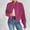 Hot Pink, variant on Black**Friday on Sale ChaoHeng Womens Casual Jackets Plus Size Women's Solid Color Lapel Cardigan,Open Front Knit Jacket for Layering