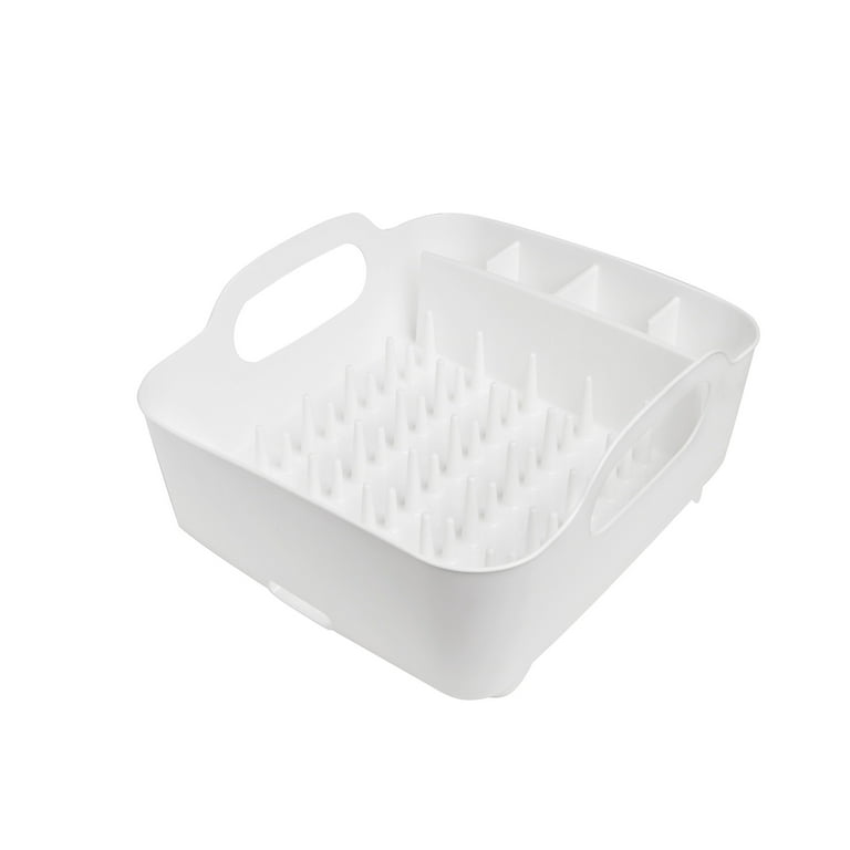 Umbra Tub Dish Drying Rack – Lightweight Self-Draining Dish Rack