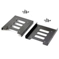 thumbnail image 3 of Labymos 2pcs 2.5" to 3.5" SSD HDD Metal Adapter Dock Case Caddy Mounting Bracket Hard Drive Holder For PC, 3 of 7