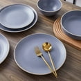 thumbnail image 4 of Stone Lain Lauren 32-Piece Dinnerware Set Stoneware, Light Gray, 4 of 6