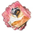 thumbnail image 2 of Saint Bernard Love Foam Coaster Set of 4 Red, 2 of 3
