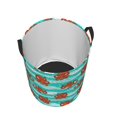 thumbnail image 2 of KLL Octopuses Waterproof Foldable Laundry Hamper Bucket with Handles for Storage Bin,Kids Room,Home Organizer (Small ), 2 of 7