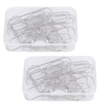 thumbnail image 4 of Metal Paperclip Shape Paper Clip Paper Clips Binder Clips Stainless Steel For Holding Pens Bills Receipts, 4 of 8