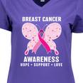 thumbnail image 4 of Inktastic Breast Cancer Awareness Hope Support and Love Women's V-Neck T-Shirt, 4 of 5