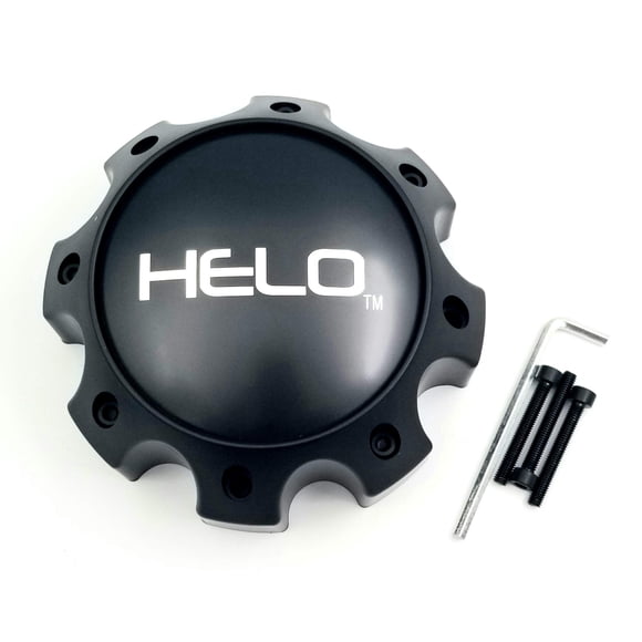 Helo Wheels 1079L170HE1SB S057L170 (MB) CAP-S057L170 Satin Black Center Cap