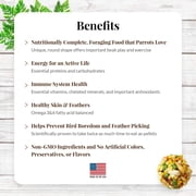 Lafeber Nutri-Berries Garden Veggie Parrot Bird Food, 10 Oz