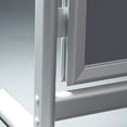 thumbnail image 4 of M&T Displays 22x28 Double Sided Sidewalk Snap Frame Sign Silver Aluminum Outdoor Poster Display, 4 of 7