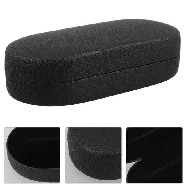 unbranded Estuche Negro Para Gafas Con Ideal Para Almacenamiento Y Viaje Seguro