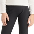 thumbnail image 4 of Girls Outerwear Leggings Yoga Pants High Waisted Wide Leg Fitness And Dance Pants 13-14 Years,Black Caqnni, 4 of 5
