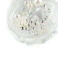 thumbnail image 1 of Nail Art Pearl Semicírculo Perla de imitación 3D Diseño de calcomanía Glitter Decoración Diseño DIY Nail Art Decoración Accesorios MFZFUKR CPB-DE-LYY381-1, 1 of 5