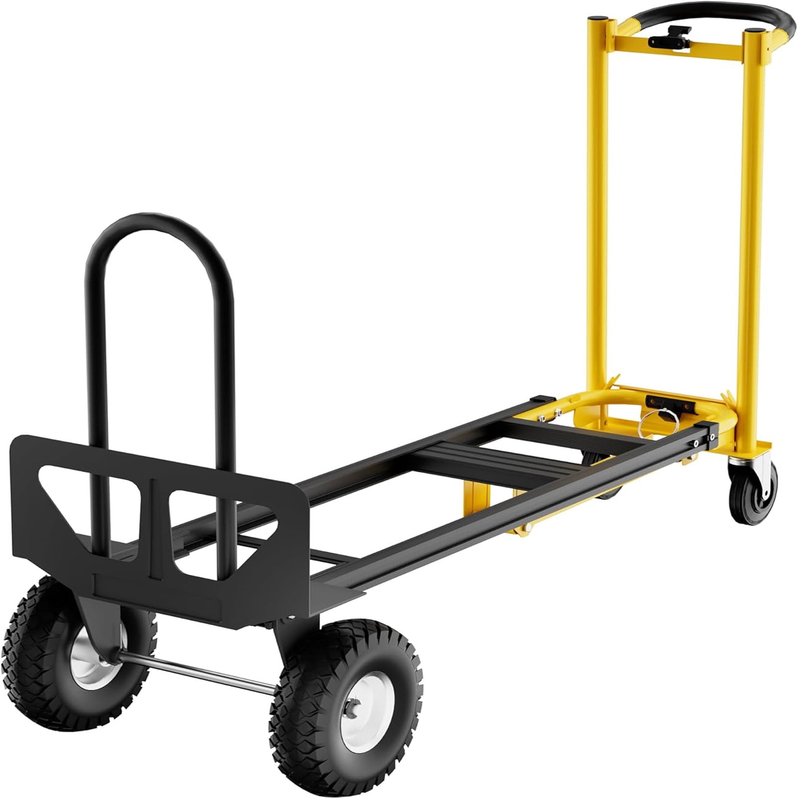 CazToi 3 in 1 Folding Hand Truck 770lbs Capacity Folding Aluminum Dolly