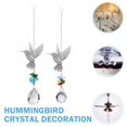 thumbnail image 2 of Home Suncatcher Crystal Hummingbird Pendant Prisms Garden Hanging F0W6 S7Y4, 2 of 9
