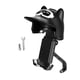 thumbnail image 5 of Soporte para teléfono de motocicleta con mini visera para casco, universal para smartphones de 4,7 a 7,2 pulgadas, soporte estable para bicicletas. Negro, 5 of 8
