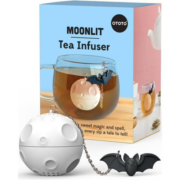 Colador de té OTOTO Moonlit, infusor de té de hojas sueltas de silicona