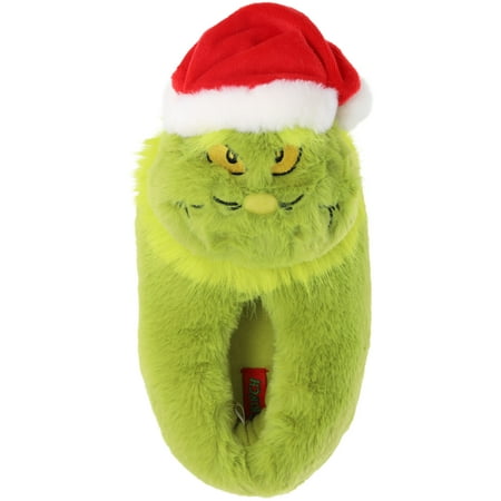 Grinch Toddler & Little Boys 3D Scuff Slippers