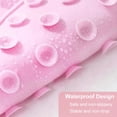 thumbnail image 3 of Shower Foot Scrubber Mat with Non-Slip Suction Cups, Foot Back Cleaning Pad Back Washer Exfoliating Bath Wash Pad, Non Slip Bathtub and Shower Mat with Suction Cups and Drain Holes (Yellow), 3 of 5