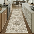 thumbnail image 7 of WIPONKEN 2x8 Runner Rugs for Living Room Bedroom Dining Room Office Farmhouse, Machine Washable Non Slip Vintage Persia Rug Brown, 7 of 7