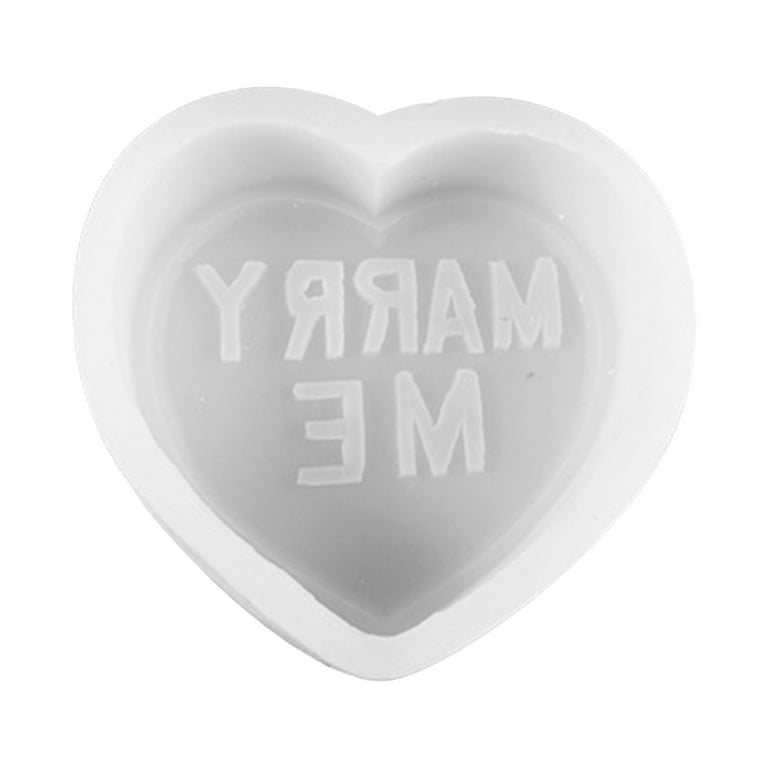 Heart Candle Mold , Candle Craft, 3D Silicone Heart Mold, Valentine's Day  Making for Your Valentine or Valentine 