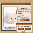 thumbnail image 2 of Aurora Stuffed Animals Spudsters Cutie Pig 10", 2 of 2