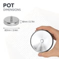 thumbnail image 5 of Ceramic Pot Magnet with M10 External Thread - 80mm dia x 18mm thick - 125.69lbs Pull (Pack of 1), 5 of 7