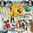 thumbnail image 4 of Puppy Dog Balloons Party Supplies 13th Decor Tableware Birthday Cake Topper Decorations Banner Backdrop, 4 of 7