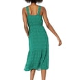 thumbnail image 3 of Babysbule Women's Summer Dresses Clearance Fashion Women O-Neck Casual Solid Sleeveless Beach Wooden Ears Above Knee Dress, 3 of 6