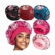 thumbnail image 1 of wonima11 5 Pack Satin Bonnet Silk Bonnet for Sleeping Women, Hair Sleep Bonnets for Women, Wide Soft Band Large Sleep Cap for Curly Hair Braids, 1 of 1