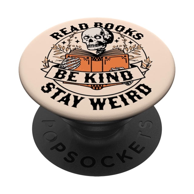 Lector PopSockets adhesivo PopGrip Book Lovers Bookworm