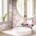 thumbnail image 6 of Peel and Stick Backsplash 10 Sheet Self Adhesive Marble Tile Sticker Stick on Backsplash for Kitchen Waterproof Backsplash Tile Peel and Stick for Kitchen Bathroom Fireplace Cabinet 4"x4", 6 of 8