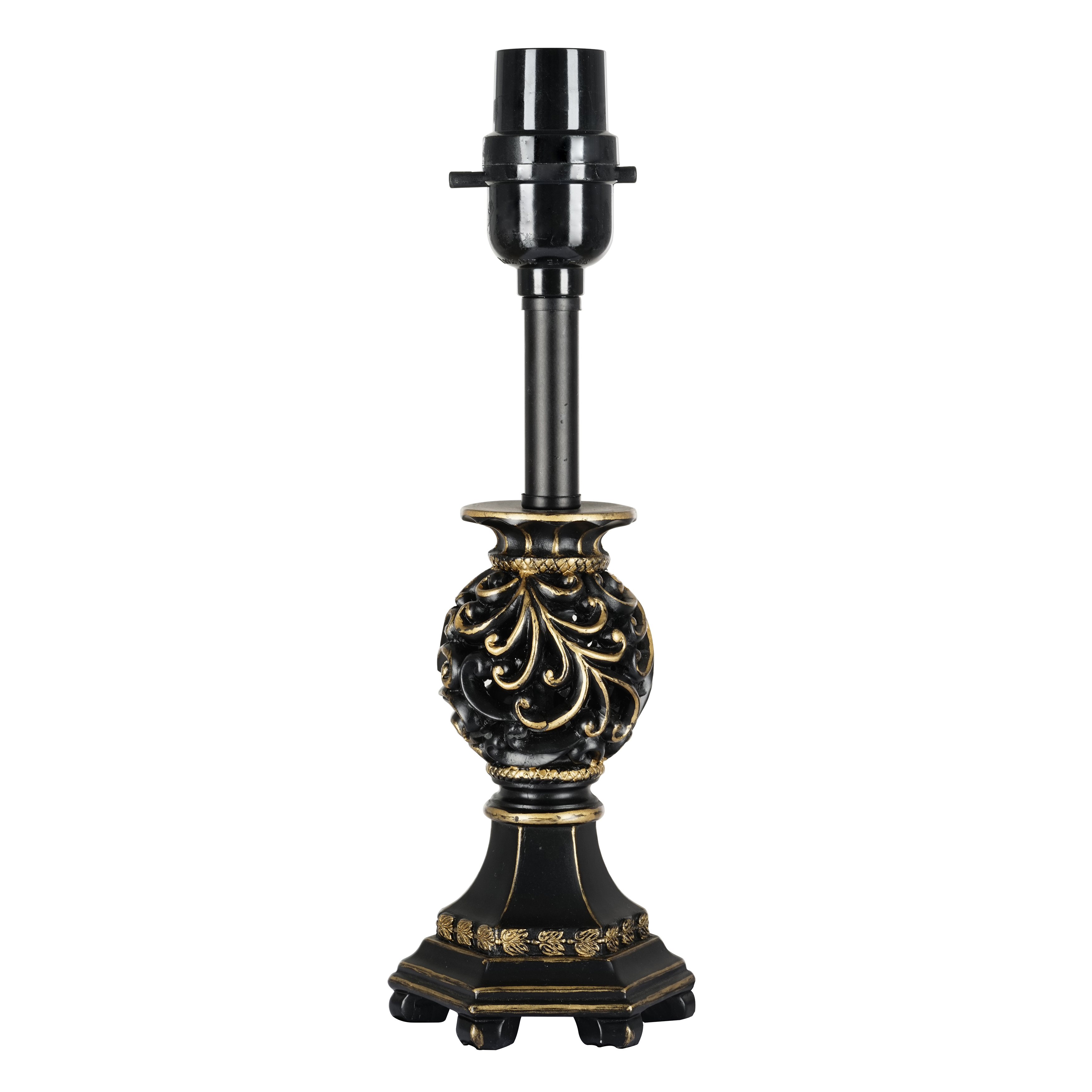 Mainstays 11' Old Traditional Accent Lamp Base, Bronze Finish, LED Bulb Included