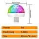 thumbnail image 5 of Lámpara Mini USB Disco Ball Light Home Party Light Karaoke LED Decoración aleatoria 2x Ehuebsd Nuevos Originales, 5 of 5