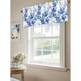 thumbnail image 6 of Watercolor Leaves Curtain Valances for Windows, Chic Elegant Leaf Botanical Art Kitchen Valance Window Treatment, Light Filtering Block Curtains for Bathroom/Bedroom/Living Room 42'' x 12'', 6 of 9