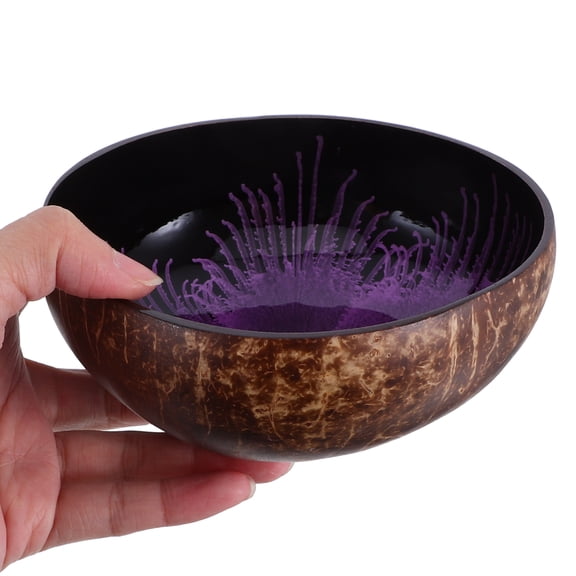 BESTYASH Small Candy Dish Natural Coconut Shell Bowl Decorative Design for Home 1Set