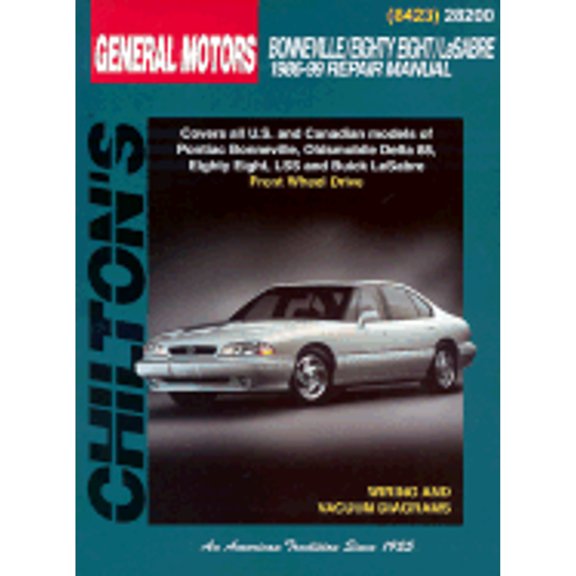 Pre-Owned GM Bonneville/Eighty-Eight/LeSabre 1986-1999: Covers all U.S. and Canadian models of Pontiac Bonneville, Oldsmobile Eighty-Eight, LSS and Buick LeSab... (Paperback) 0801989639 9780801989636