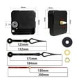 thumbnail image 1 of xinxixnxx Clock Wall Clock Movement Repair DIY 24-Hour real working Parts Replacement Kit, 1 of 8