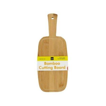 Bulk Buys OF978-4 Small Paddle Style Bamboo Cutting Board, 4