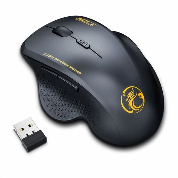 2.4GHz Wireless Optical Mouse Mice 6 Buttons & USB Receiver for Laptop Computer