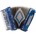thumbnail image 2 of Rossetti Piano Accordion 60 Bass 34 Keys 5 Switches, Blue, 2 of 4