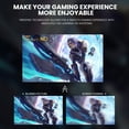 thumbnail image 6 of CRUA 24" 165Hz/180Hz Curved Gaming Monitor,FHD 1080P Computer Monitor,FreeSync,120% SRGB,Low Motion Blur-Black, 6 of 7