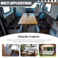 thumbnail image 3 of Uorisanigo RV Couch Covers for Sofa- Black Marble Print Camper Cushions Replacement Cover -Washable Sofa Loveseat Chair Cover Protective1 Backrest & 1 Bench Covers, 3 of 7