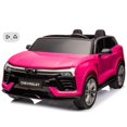 thumbnail image 1 of Voltz Toys Ride-on Car for Kids, 24V Chevrolet Blazer Truck for Kids 3-8 Years, Battery Powered Electric Car for Kids with Remote Control, Open Doors, LED Lights and Music for Boys Girls (Pink), 1 of 5