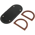 thumbnail image 2 of Bag Handles with PU Base DIY Knitting Craft Accessories for Handmade Handbags, Clutches, and Birthday Gifts for Craft Lovers, 2 of 3