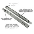 thumbnail image 3 of Hickory Hardware P1050-16-2C 16 In. Cadmium Full Extension Ball Bearing Drawer Slide, 3 of 6
