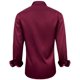 thumbnail image 4 of Camisa de vestir Alimens & Gentle de manga larga sin arrugas, color rojo vino, 4 of 8