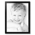 thumbnail image 2 of ArtToFrames 19" x 25" Satin Black Double Step Lip Picture Frame, 19x25 inch Black Wood Poster Frame (WOM-1418), 2 of 7