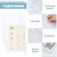 thumbnail image 4 of 10 protectores de hojas transparentes de 8.3 x 12 pulgadas, de plástico, para papel A4. Fundas rígidas impermeables para documentos y fotos. Protectores de impresión para menús y archivos., 4 of 9